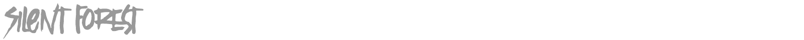 Silent Forest font preview